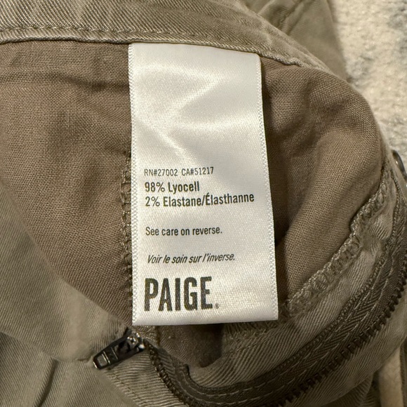 PAIGE Tan Casual Drawstring Pants - Picture 11 of 13